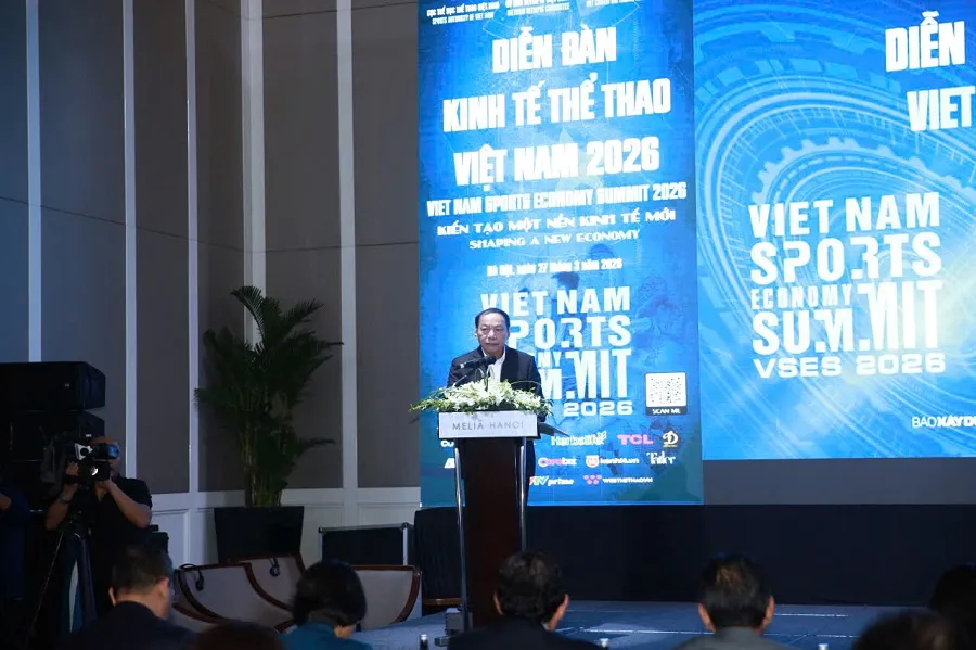 Diễn đàn kinh tế thể thao Việt Nam 2026 đã nhận được sự quan tâm của người làm thể thao Việt Nam. Ảnh: XUÂN HOÀNG
