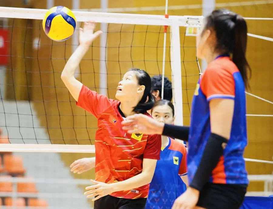 Các đội bóng đang tích cực tập luyện tại Đông Anh (Hà Nội). Ảnh: VTVBĐLA