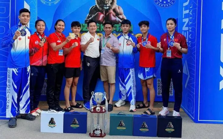 Đội kickboxing Việt Nam đặt mục tiêu giành thành tích cao tại World Cup 2026 nhưng từng có thành tích ở năm ngoái. Ảnh: WAKO