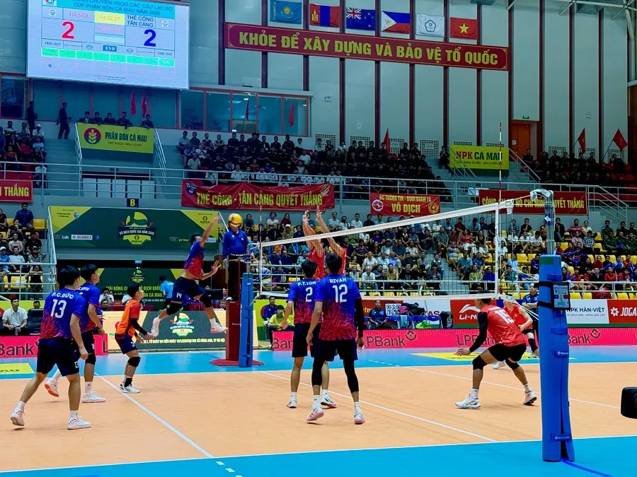 Nhà thi đấu Đông Anh (Hà Nội) sẽ tổ chức giải quốc tế Quân đội các nước ASEAN 2026 vào tháng 8 năm nay. Ảnh: MINH CHIẾN