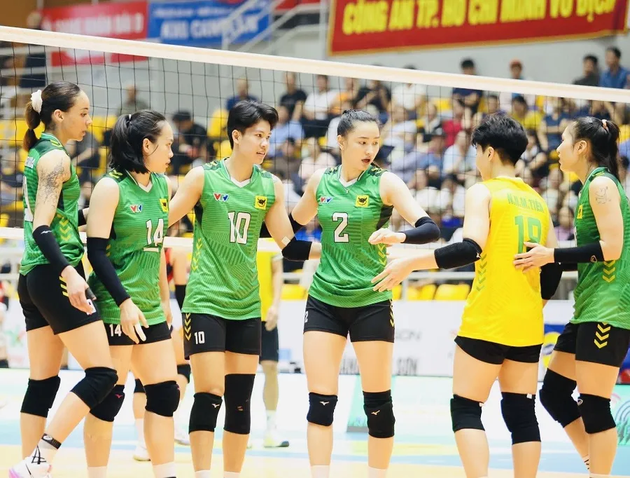 Đội VTV Bình Điền Long An sẽ thi đấu trước Hóa chất Đức Giang trong ngày 13-4. Ảnh: VTVBĐLA