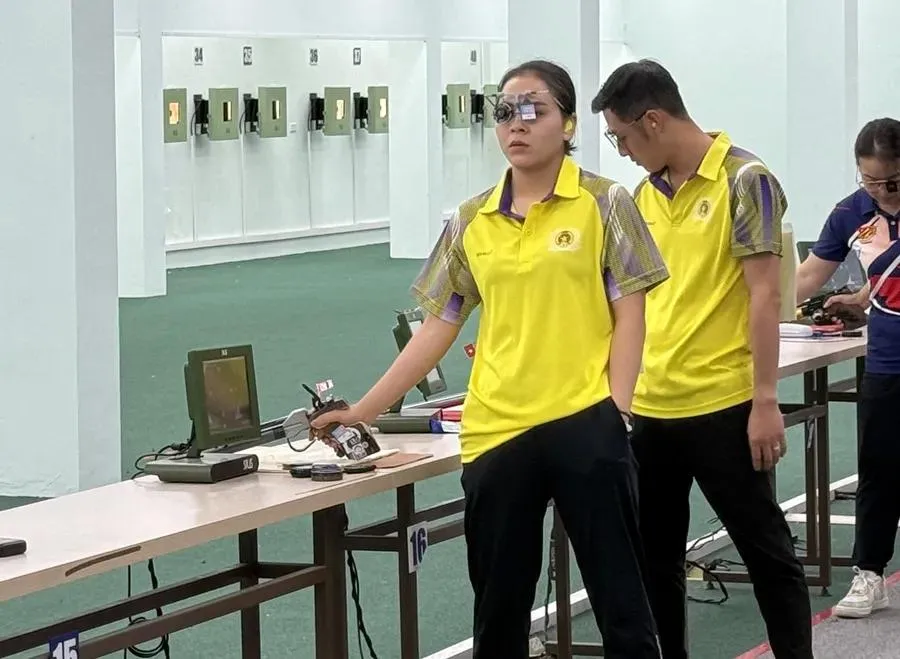 Xạ thủ Trịnh Thu Vinh sẽ tập trung thi đấu giải vô địch đội mạnh quốc gia 2026 tại Đà Nẵng sắp tới. Ảnh: MINH CHIẾN