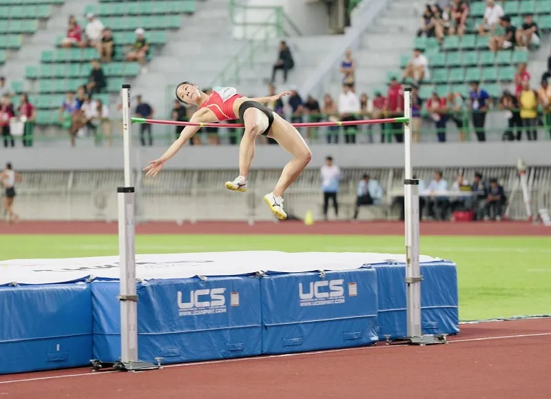 Điền kinh Việt Nam rất kỳ vọng vào phong độ của VĐV nội dung nhảy cao nữ. Ảnh: DŨNG PHƯƠNG