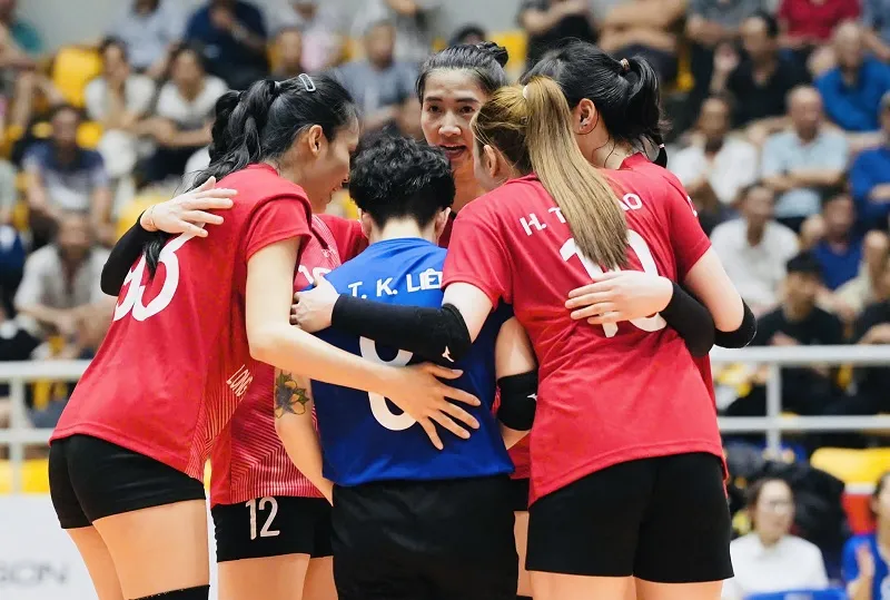 Đội nữ Thanh Hóa đứng trước cơ hội có kết quả tốt để tham dự Cúp Hùng Vương 2026. Ảnh: VFV