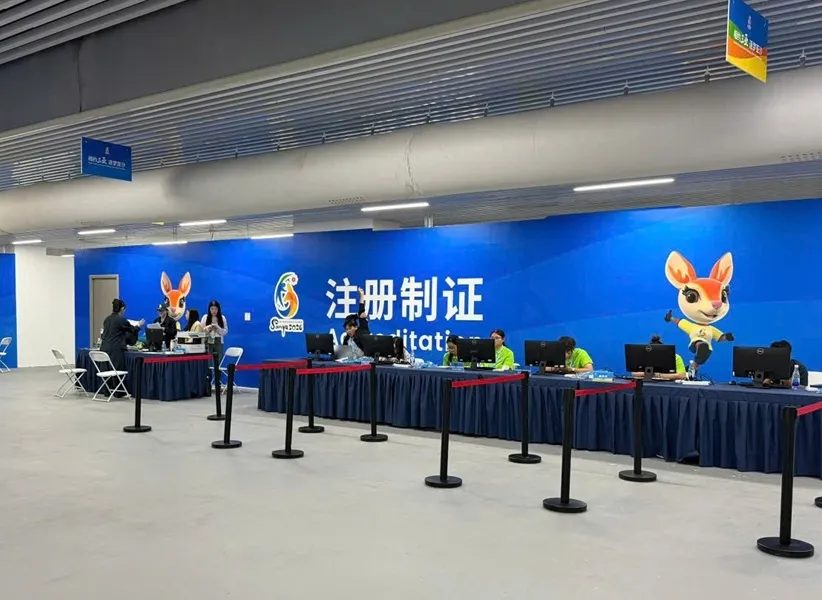 Ban tổ chức ABG 2026 sẵn sàng đón tiếp các đoàn thể thao góp mặt tranh tài. Ảnh :THANH XUÂN