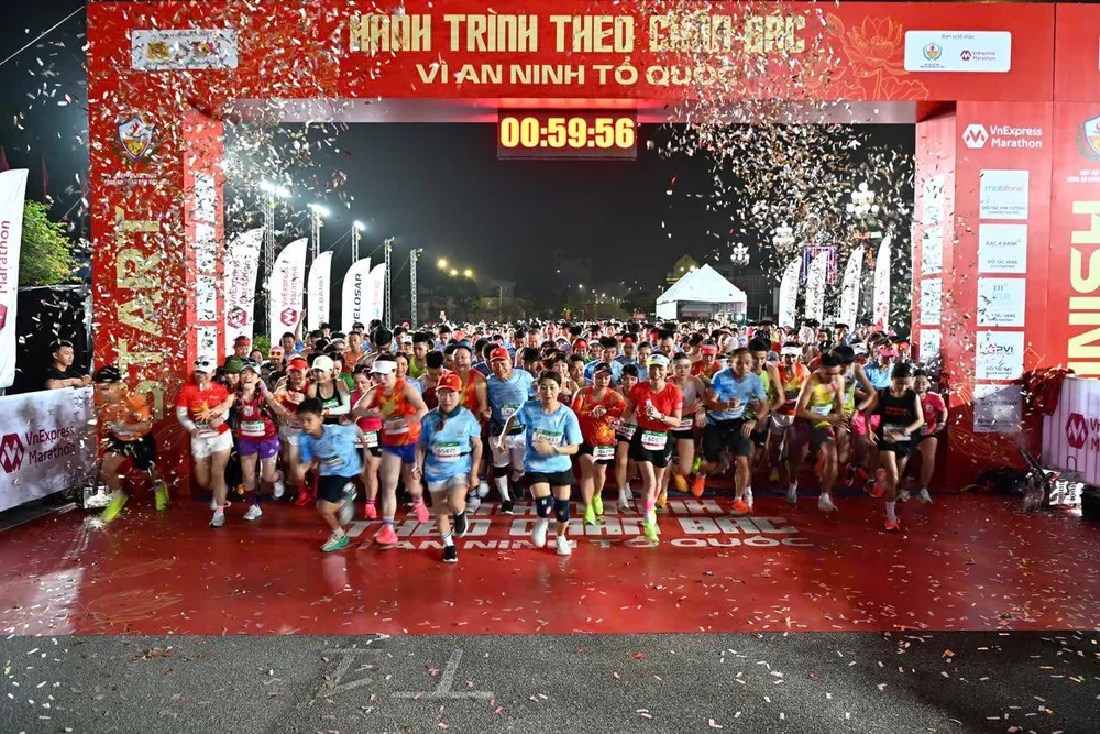 Các VĐV sẽ tiếp tục tham dự giải chạy năm nay tại Nghệ An vào ngày 1-5. Ảnh: BTC