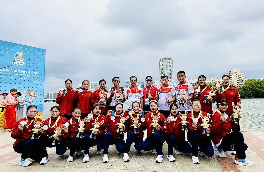 Thể thao Việt Nam có những thành tích tốt với môn đua thuyền truyền thống thời gian qua. Ảnh: HẠNH HẠNH