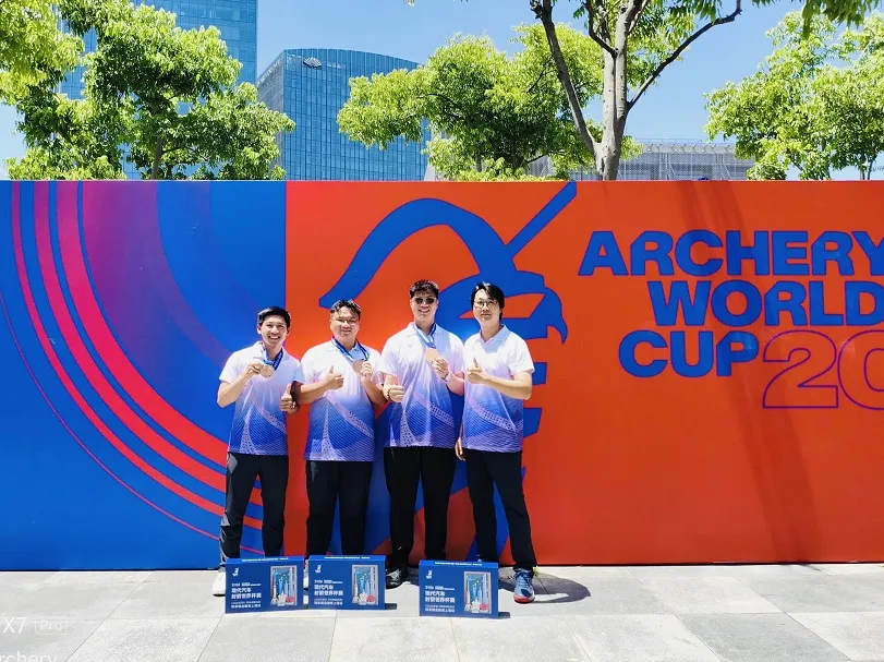 Đội bắn cung Việt Nam đã thi đấu tốt tại Cúp thế giới 2026 ở Thượng Hải (Trung Quốc). Ảnh: MINH MINH