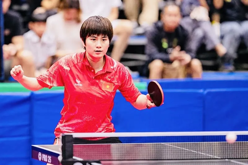 Tay vợt Nguyễn Khoa Diệu Khánh là niềm hy vọng giành thành tích cao của bóng bàn TPHCM tại Đại hội thể thao toàn quốc lần thứ X-2026. Ảnh: DŨNG PHƯƠNG
