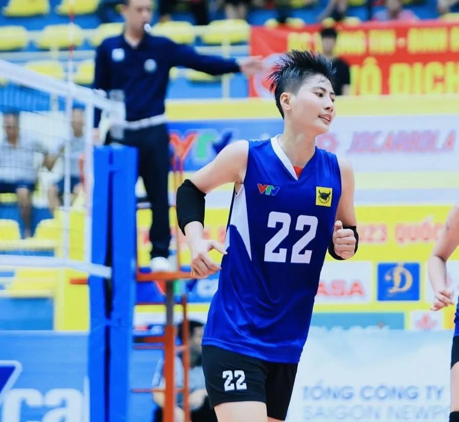 Cầu thủ chuyền hai Ngọc Trâm sẽ được nhiều cơ hội ra sân tại Cúp VTV9-Bình Điền 2026 sắp tới. Ảnh: DŨNG PHƯƠNG