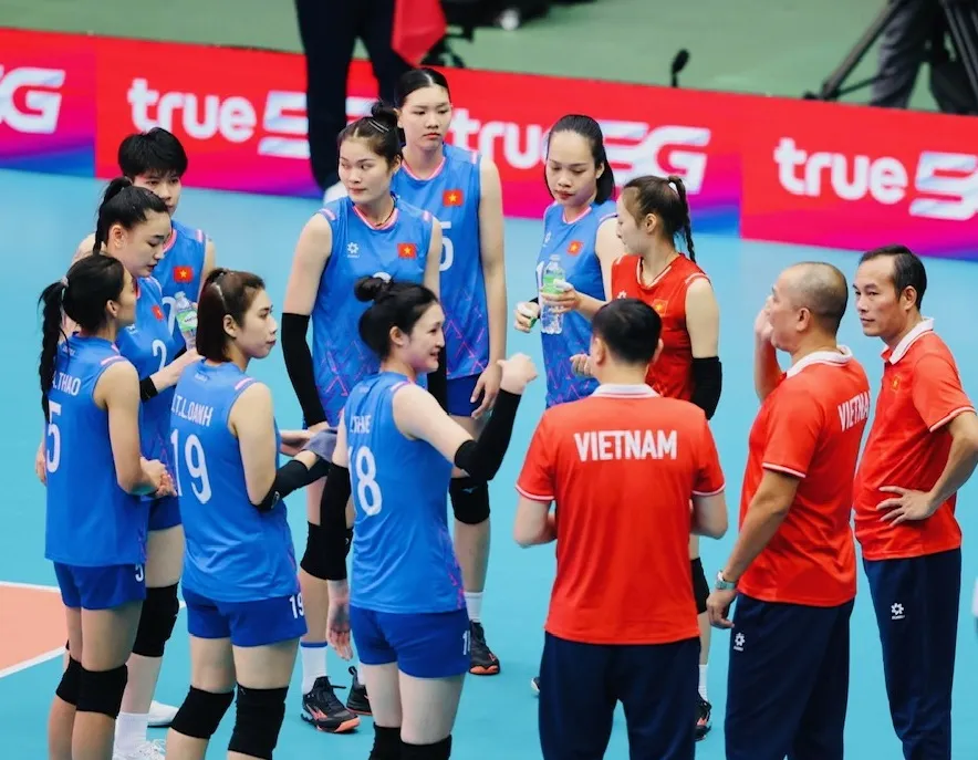 Đội tuyển bóng chuyền nữ Việt Nam chỉ tập luyện trong nước ở năm 2026. Ảnh: DŨNG PHƯƠNG