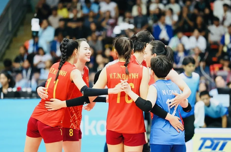 Đội tuyển bóng chuyền nữ Việt Nam tham dự AVC Cup 2026 với mục tiêu bảo vệ ngôi vô địch. Ảnh: DP