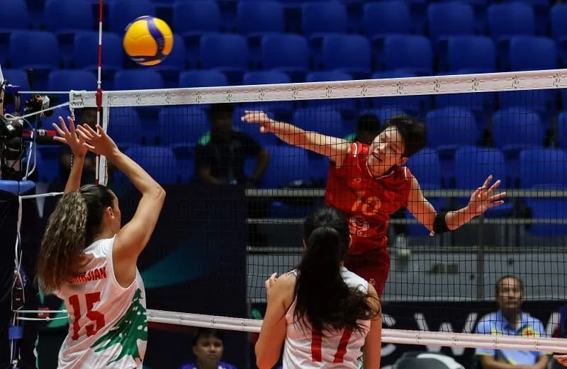 Lê Như Anh đã có phong độ tốt ngay tại trận mở màn AVC Cup 2026. Ảnh: AVC