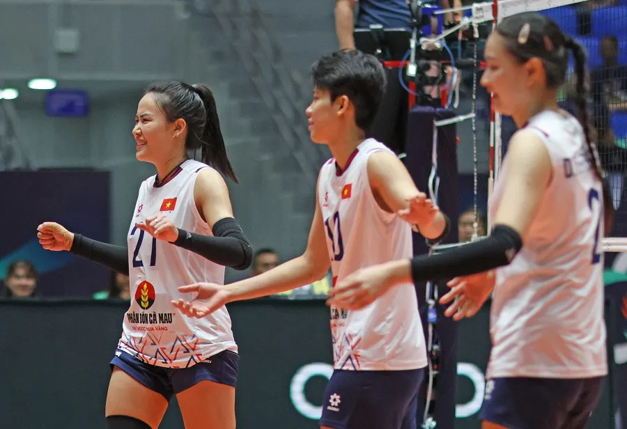 Đội tuyển bóng chuyền nữ Việt Nam sẽ thi đấu trước đối thủ Indonesia trong ngày 8-6. Ảnh: AVC