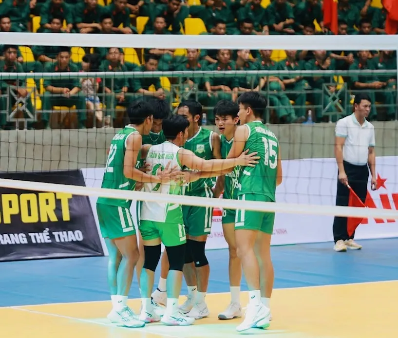 Đội bóng chuyền nam Đồng Nai đã giành quyền vào vòng chung kết giải hạng A toàn quốc 2026. Ảnh: BÓNG CHUYỀN ĐỒNG NAI