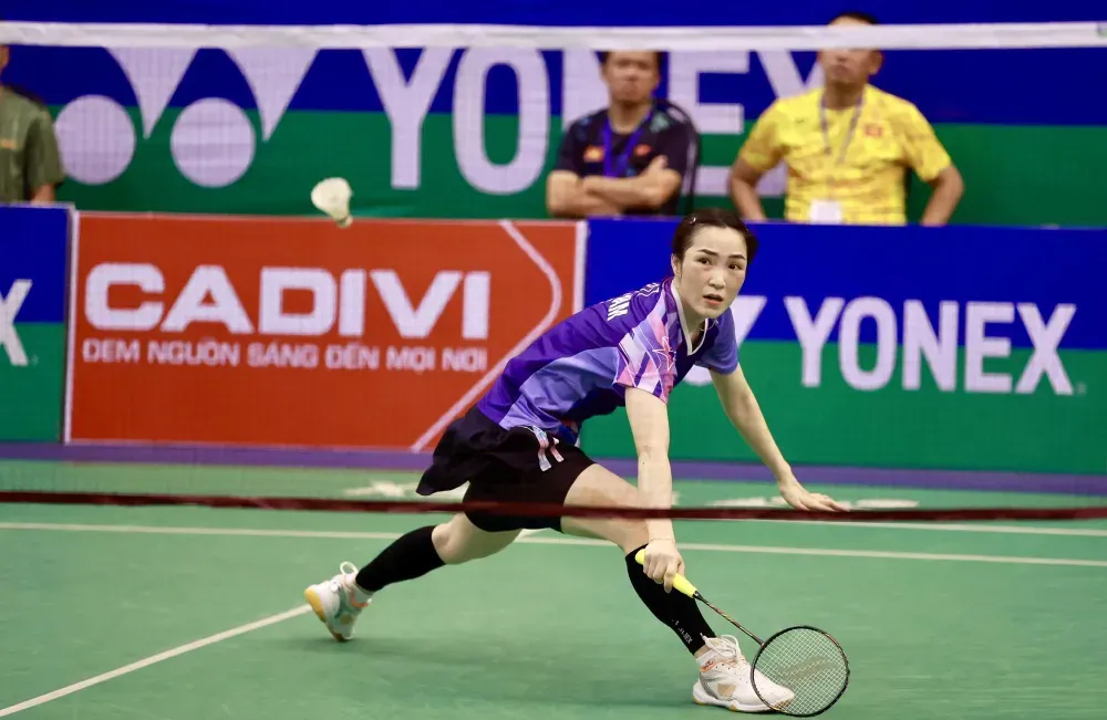 Vũ Thị Trang vẫn đang tích cực thi đấu các giải quốc tế để cải thiện thành tích. Ảnh: DŨNG PHƯƠNG