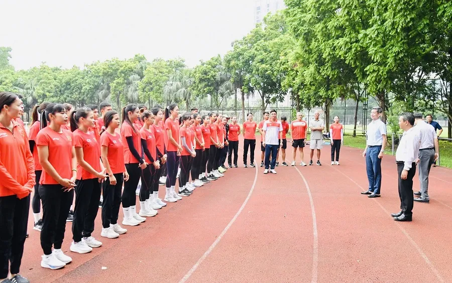 Đội tuyển điền kinh Việt Nam đang tập trung chuẩn bị cho ASIAD 20. Ảnh: THÁI DƯƠNG