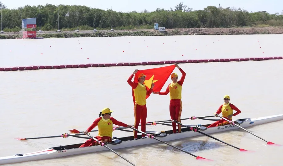 Đua thuyền là một trong những môn quan trọng mà Thể thao Việt Nam hướng tới giành kết quả cao tại ASIAD 20. Ảnh: DŨNG PHƯƠNG