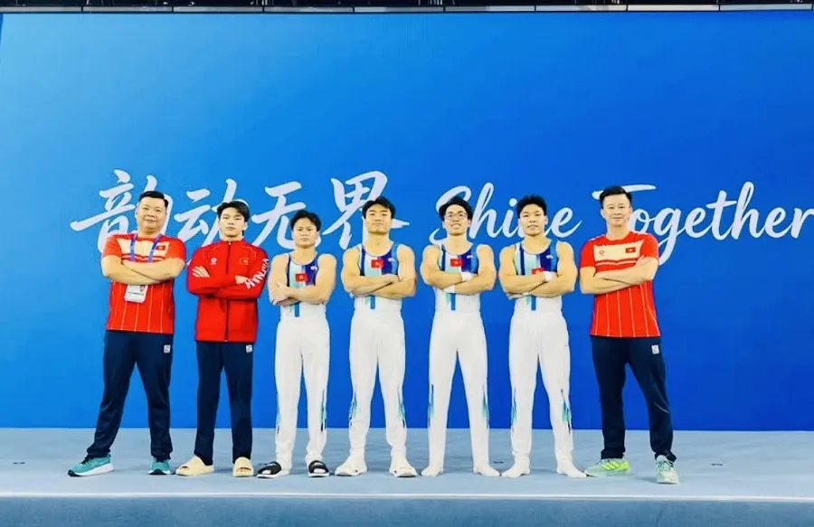 Đội TDDC nam Việt Nam đã có 5 suất góp mặt ASIAD 20. Ảnh: MINH SANG