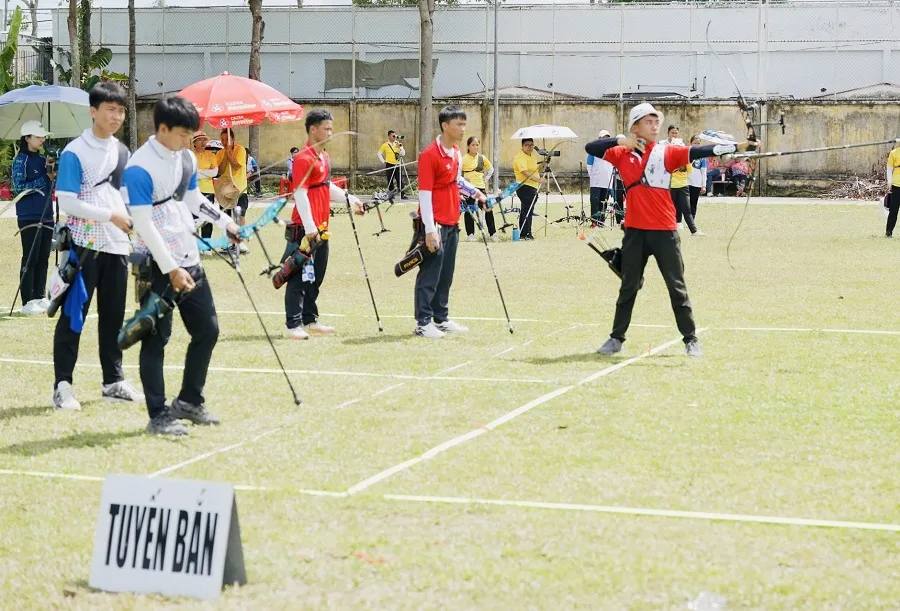 Các cung thủ đã thi đấu tại giải vô địch trẻ quốc gia 2026. Ảnh: BCVN