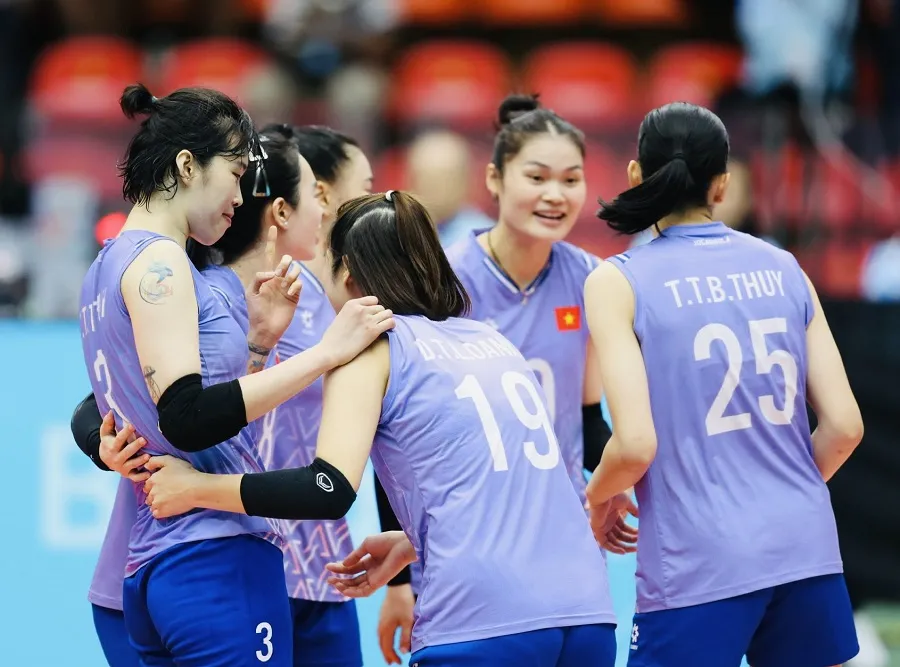 Đội tuyển bóng chuyền nữ Việt Nam chuẩn bị kết thúc tập thể lực tại Đà Lạt (Lâm Đồng) để về Bắc Ninh. Ảnh: DŨNG PHƯƠNG