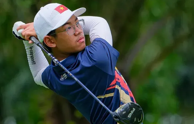 Lê Khánh Hưng có tên trong danh sách 3 golfer nam được trao suất dự ASIAD 20. Ảnh: CỤC TDTT VN