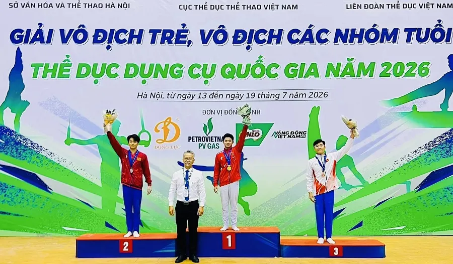VĐV đã thi đấu giành được các kết quả tốt tại giải vô địch trẻ, nhóm tuổi quốc gia 2026 ở Hà Nội. Ảnh: MINH SANG