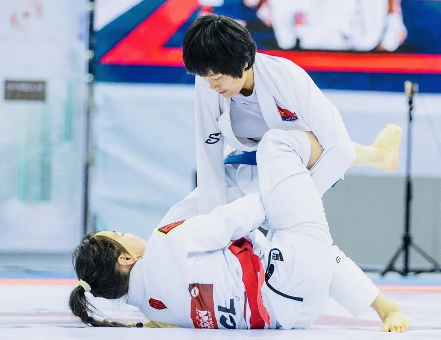 Phùng Thị Huệ đã thi đấu hiệu quả tại giải vô địch châu Á 2026. Ảnh: JAU