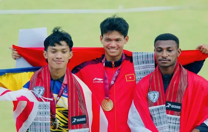 VĐV điền kinh trẻ Việt Nam sẽ có cơ hội thi đấu giải vô địch trẻ Đông Nam Á 2027 tại TPHCM vào năm tới. Ảnh: SEA ATHLETIC