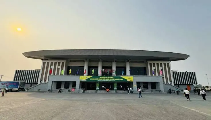 Nhà thi đấu Đông Anh (Hà Nội) sẽ là nơi diễn ra chặng thứ nhất giải SEA V.Cup 2026. Ảnh: DŨNG PHƯƠNG