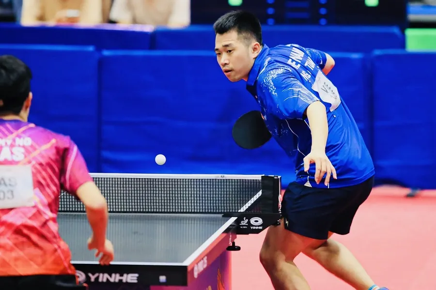 Tay vợt Nguyễn Đức Tuân sẽ không dự Đại hội thể thao toàn quốc lần thứ X-2026. Ảnh: DŨNG PHƯƠNG