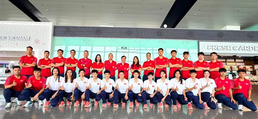 Đội tuyển cầu mây Việt Nam tham dự giải vô địch thế giới 2026. Ảnh: THÁI XUÂN