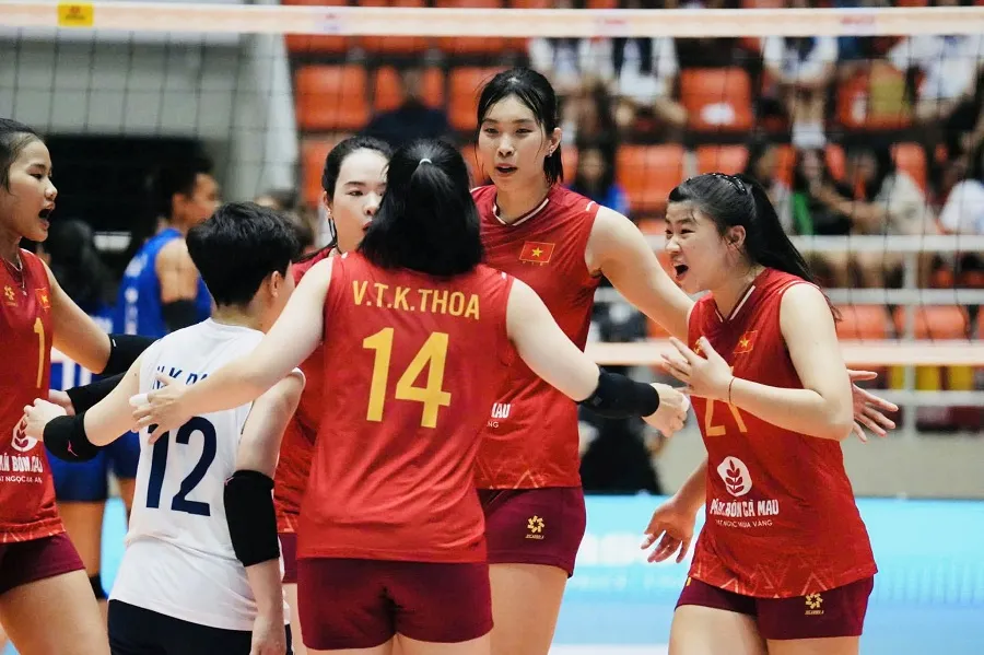 Đội tuyển bóng chuyền nữ Việt Nam sẽ tập huấn trong nước mà không ra nước ngoài. Ảnh: VFV