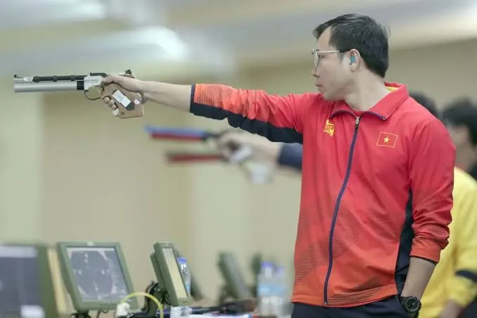 Xạ thủ Hoàng Xuân Vinh vẫn đang là người duy nhất giành HCV Olympic cho Thể thao Việt Nam. Ảnh: DŨNG PHƯƠNG