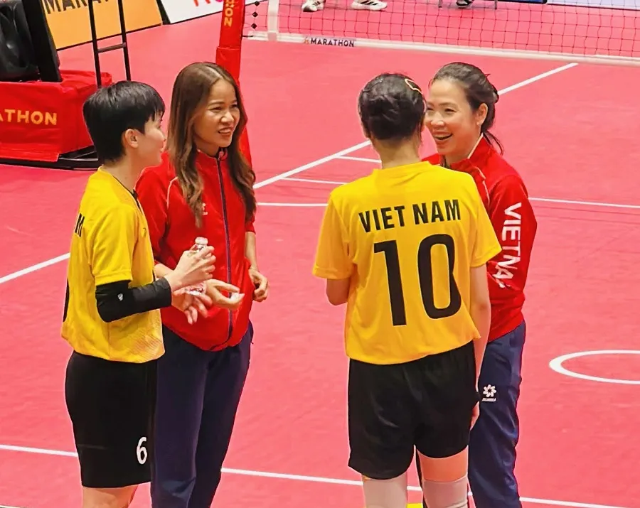 Các cầu thủ nữ của Việt Nam đã có kết quả vô địch nội dung nữ tại giải thế giới năm nay. Ảnh: THÁI XUÂN