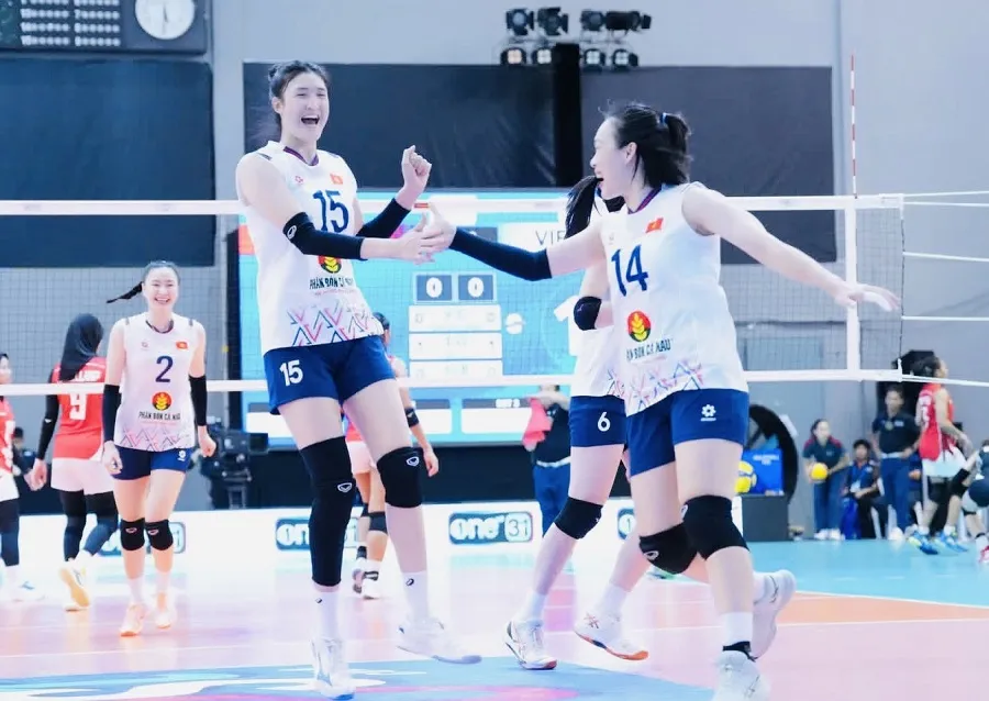 Đội tuyển bóng chuyền nữ Việt Nam tiếp tục thi đấu lượt trận thứ 2 giải SEA V.Cup 2026 tại Thái Lan vào ngày 8-8. Ảnh: SAVA