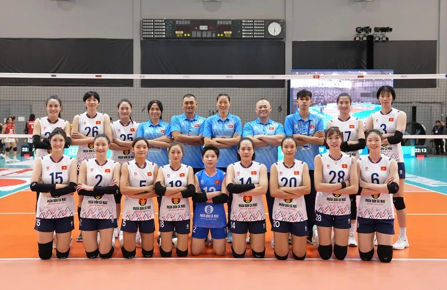 Đội tuyển bóng chuyền nữ Việt Nam đang thi đấu chặng 2 giải SEA V.Cup 2026 tại Thái Lan. Ảnh: SAVA