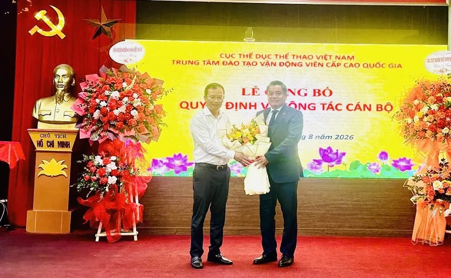 Ông Phạm Hoàng Tùng được Cục TDTT Việt Nam bổ nhiệm vai trò Giám đốc Trung tâm đào tạo vận động viên cấp cao Quốc gia. Ảnh: MINH MINH