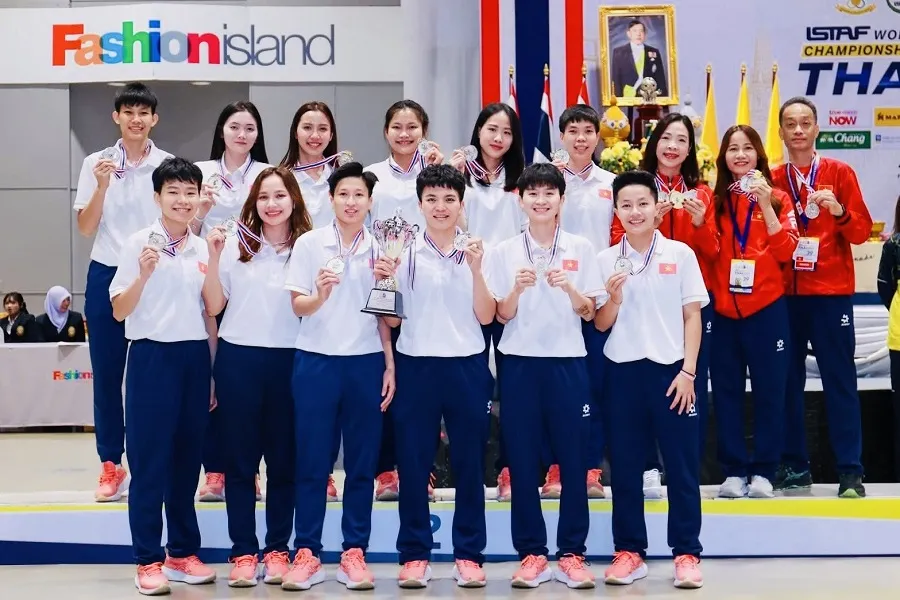 Đội cầu mây nữ Việt Nam đã nỗ lực thi đấu tại giải vô địch thế giới 2026. Ảnh: VSTAF