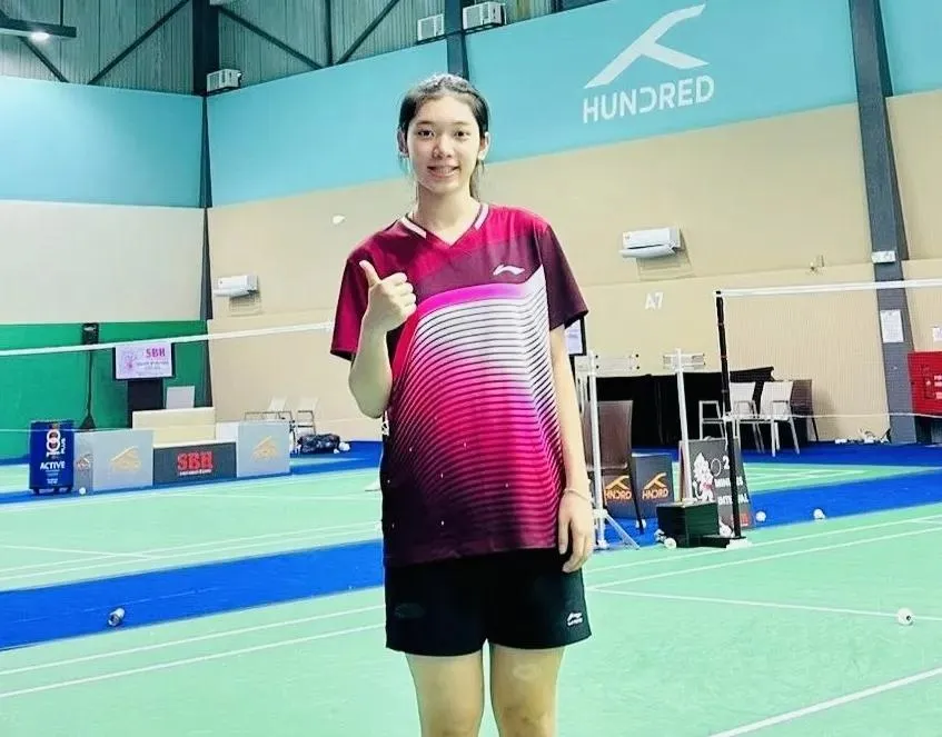 Tay vợt Nguyễn Thị Thu Huyền được đăng ký dự Olympic trẻ 2026 tại Senegal. Ảnh: VBF