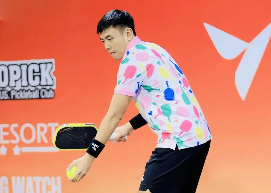 Lý Hoàng Nam là tuyển thủ đội pickleball Việt Nam thi đấu Cúp thế giới 2026. Ảnh: NGUYỄN ĐẠT
