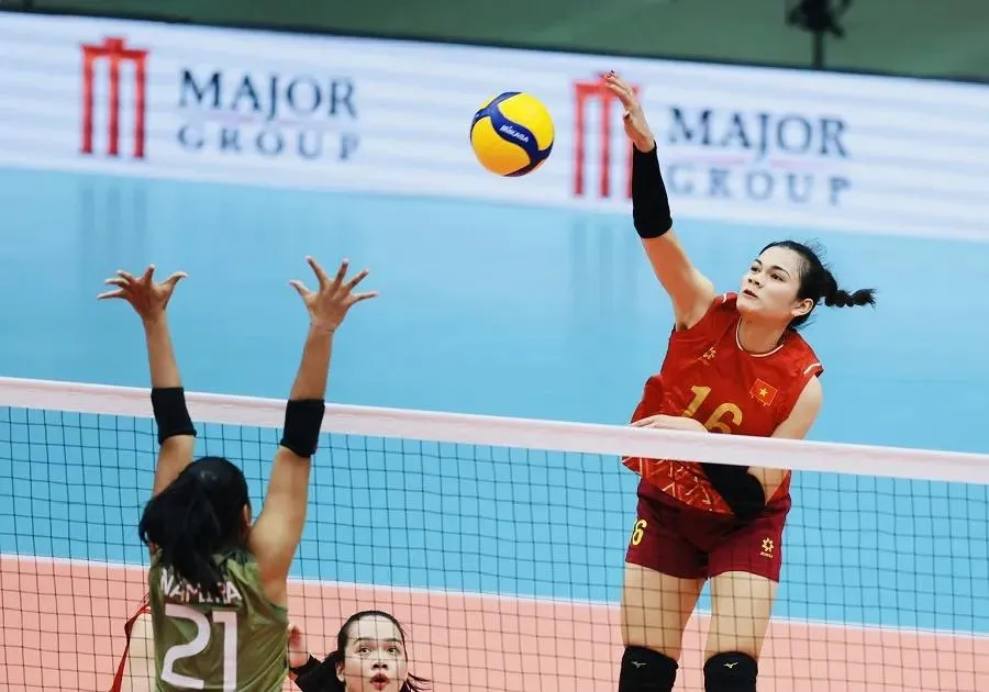 Chủ công Vi Thị Như Quỳnh. Ảnh: DŨNG PHƯƠNG
