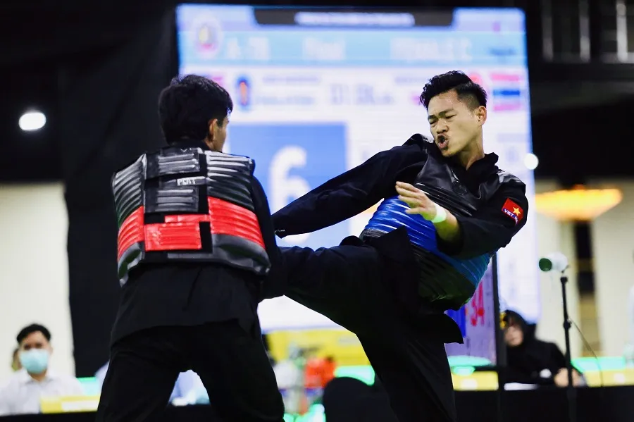 Võ sĩ pencak silat Việt Nam tiếp tục có cơ hội thi đấu Giải vô địch Đông Nam Á 2026 trên sân nhà. Ảnh: DŨNG PHƯƠNG