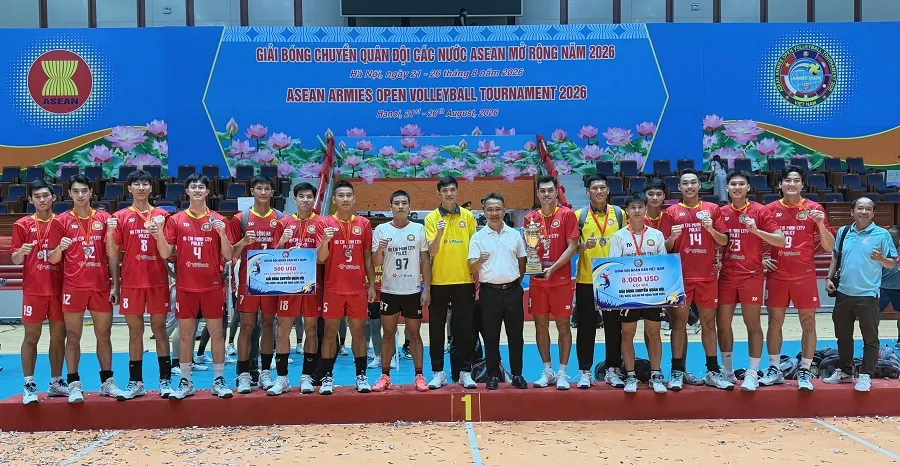 Đội bóng chuyền nam Công an TPHCM sẽ có nhiều cầu thủ chất lượng thi đấu giải quốc tế tại Thành phố Đồng Nai sắp tới (Ảnh: MINH CHIẾN)