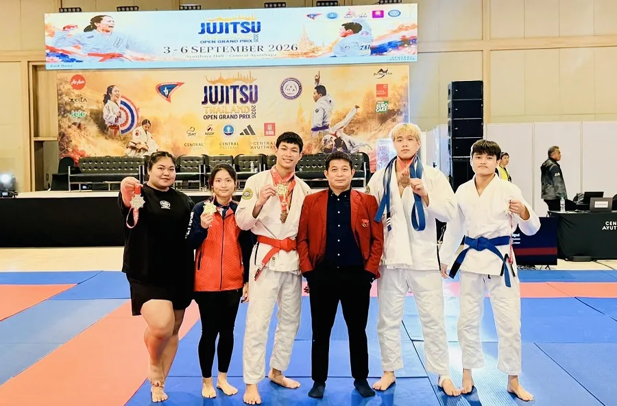 Đội tuyển Jujitsu Việt Nam tham dự giải Grand Prix châu Á 2026 làm bước đệm cho ASIAD 20. Ảnh: MINH MINH