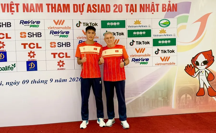 Tuyển thủ Tạ Ngọc Tưởng tự tin chuẩn bị chuyên môn tham dự ASIAD 20. Ảnh: MINH CHIẾN