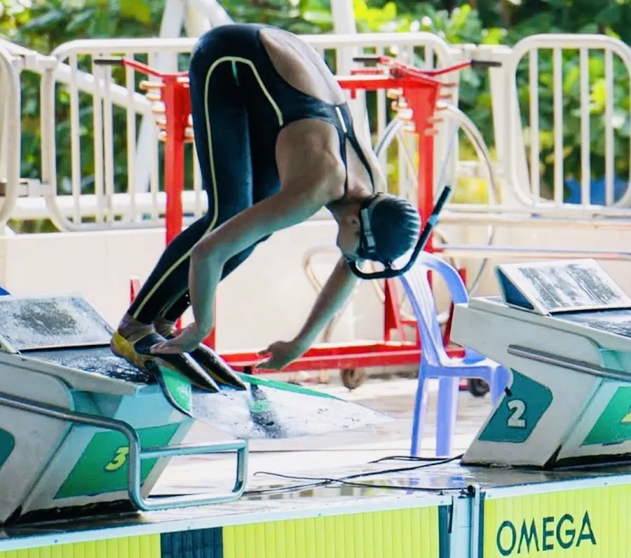 Tuyển thủ lặn Vũ Sinh Hùng là 1 trong những gương mặt quan trọng sẽ thi đấu Giải vô địch trẻ châu Á 2026 tại Trung Quốc. Ảnh: VASA