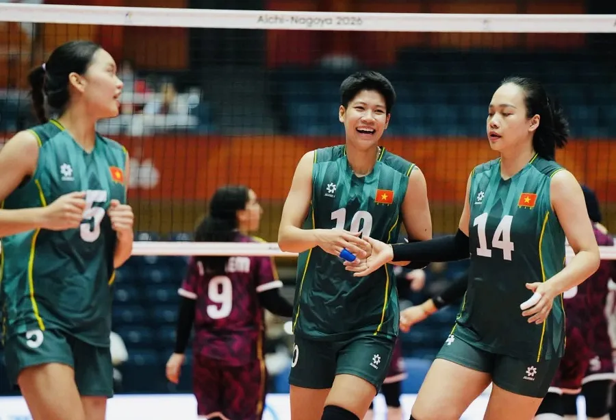 Đội tuyển bóng chuyền nữ Việt Nam sẽ thi đấu lượt trận thứ 2 trong ngày 17-9. Ảnh: VFV