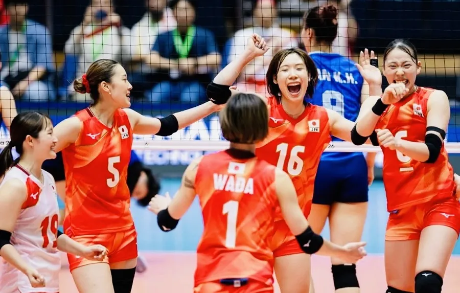 Đội chủ nhà Nhật Bản giành quyền vào chơi trận chung kết ASIAD 20. Ảnh: AINAGOC