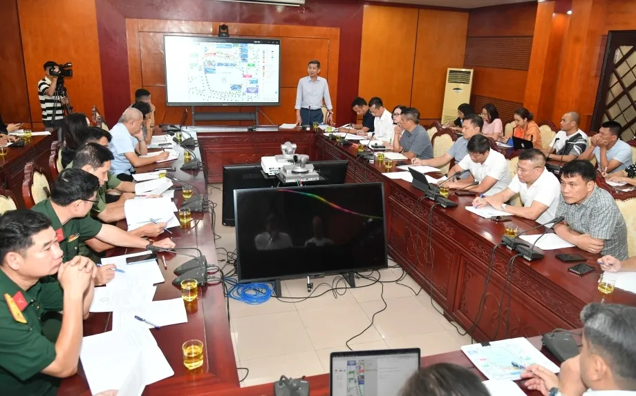 Cục TDTT Việt Nam họp rà soát công tác chuẩn bị cho Lễ phát động "Mỗi người dân lựa chọn ít nhất một môn thể thao". Ảnh: THÁI DƯƠNG